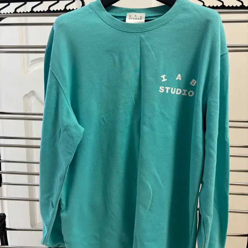 [BUNJANG] IAB STUDIO Sweatshirt Mint L / IAB STUDIO 아이앱 스튜디오 맨투맨 티셔츠 민트 L