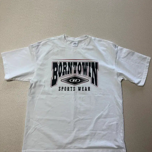 [BUNJANG] Born to Win Arch Logo Short Sleeve T-shirt / [2]본투윈 아치 로고 반팔 티셔츠