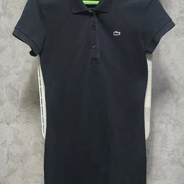 [BUNJANG] Lacoste Black Polo Midi Dress / 라코스테 블랙 폴로 원피스