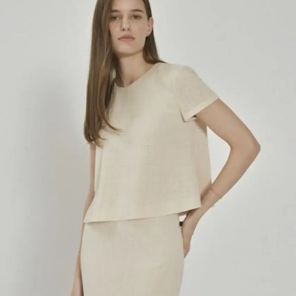 [BUNJANG] SI Eddy Tweed Blouse / 시에 에디 트위드 블라우스