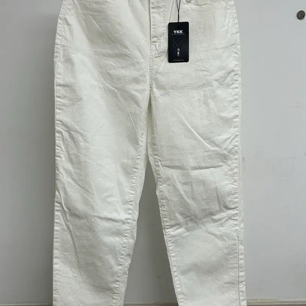 [BUNJANG] BYD STANDARD Ivory Denim Pants - Size M / BYD STANDARD 아이보리 데님 M