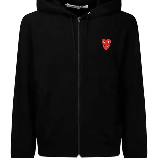 [BUNJANG] Comme des Garçons Double Heart Hoodie Zip-Up / 꼼데가르송 더블하트 후드집업