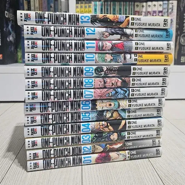 [BUNJANG] One-Punch Man First Edition (Volumes 1-13) Manga Set / 원펀맨 초판 (1권~13권) 팝니다.