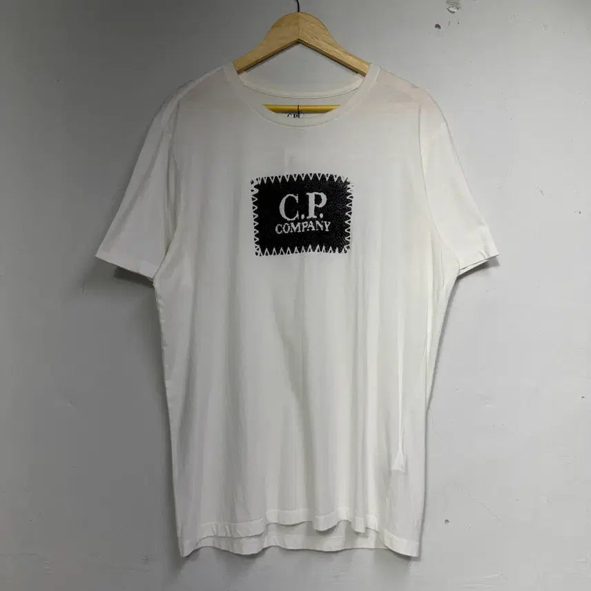 [BUNJANG] CP Company Logo Short Sleeve T-Shirt / CP컴퍼니 로고 반팔