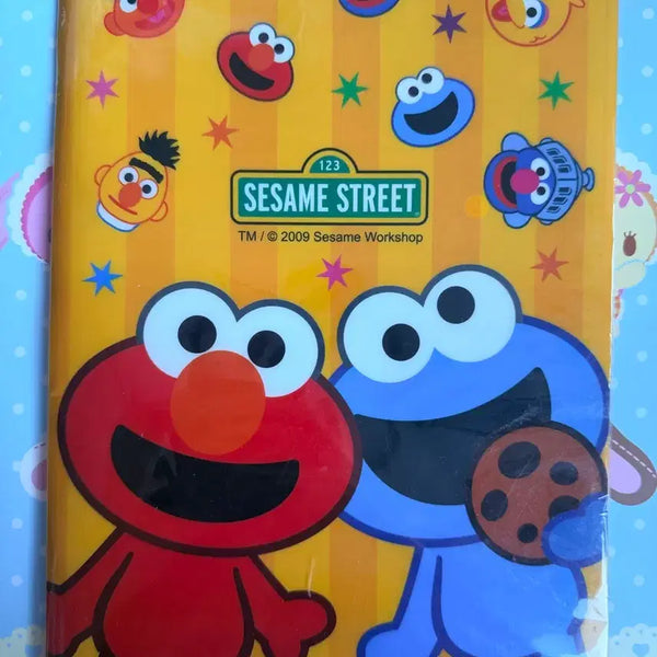 [BUNJANG] Sesame Street Cookie Monster File Notebook / (새상품) 세서미 스트리트 쿠키몬스터 파일 노트