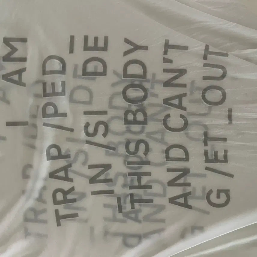 [BUNJANG] Radiohead Official "I am traped in the body" T-Shirt / 라디오헤드 (I am traped in the body) 반팔 티 판매합