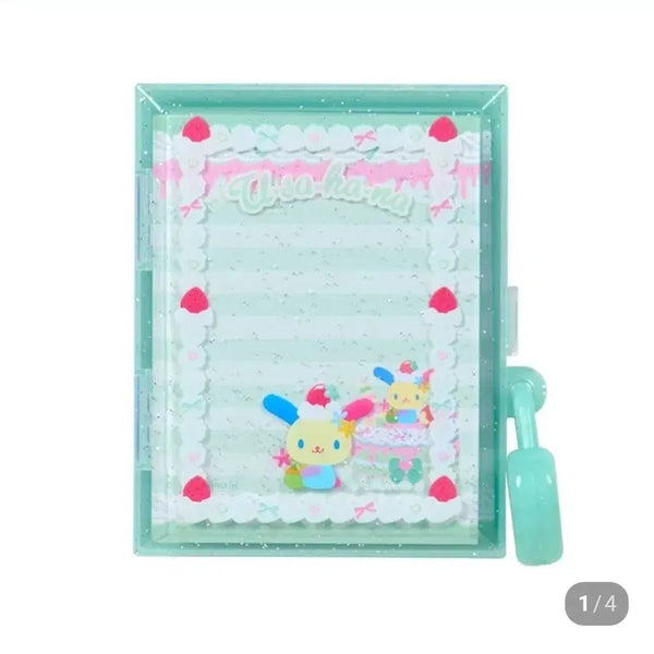 [BUNJANG] Sanrio Whipping Deco Series Case Memo Set with Keys Usahana / 휘핑데코 시리즈 열쇠가 있는 케이스 메모 세트 우사하나