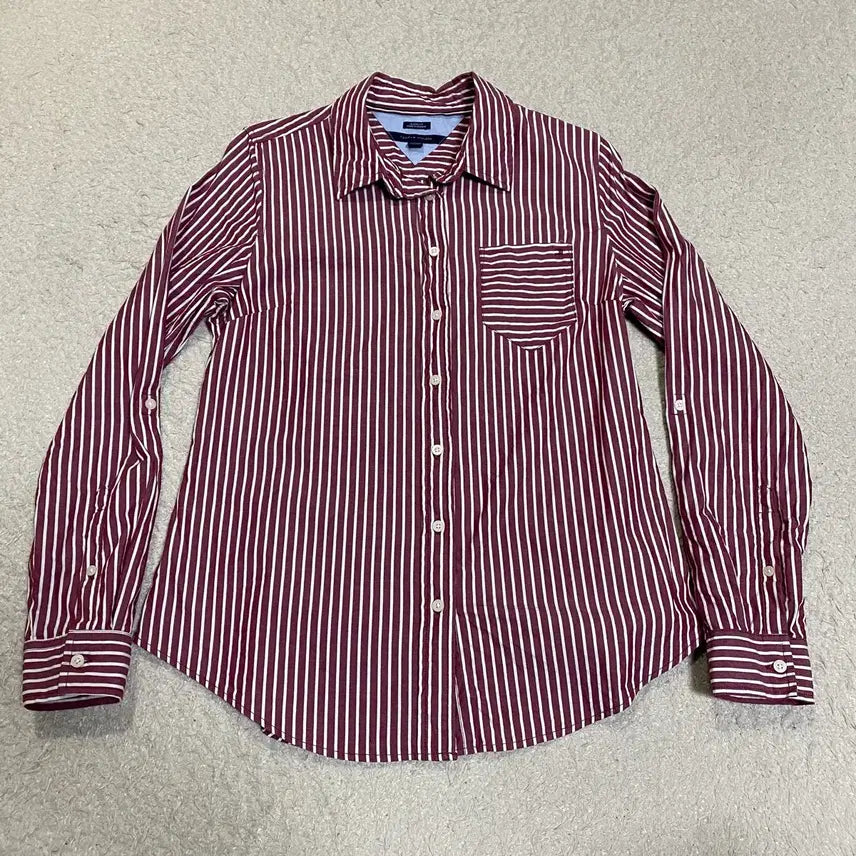 [BUNJANG] Tommy Hilfiger Striped Shirt Women's S / 타미힐피거 스트라이프 셔츠 여성 s