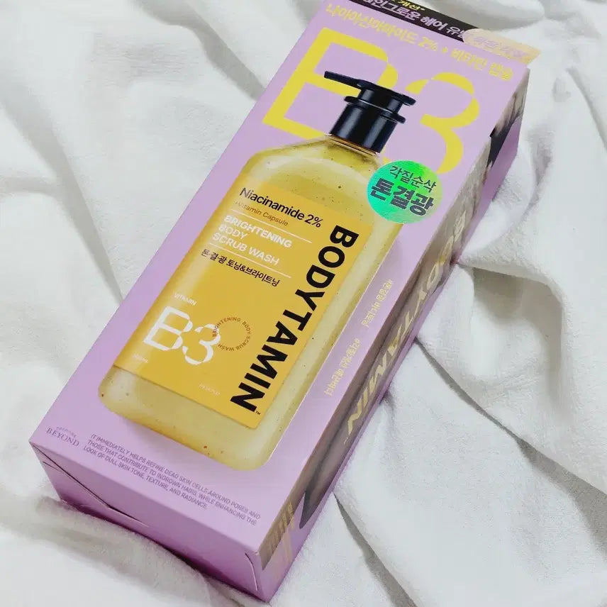 [BUNJANG] Beyond Body Vitamin Niacinamide Body Scrub Body Wash 500ml / 비욘드 바디타민 나이아신아마이드  바디 스크럽 바디워시 500ml