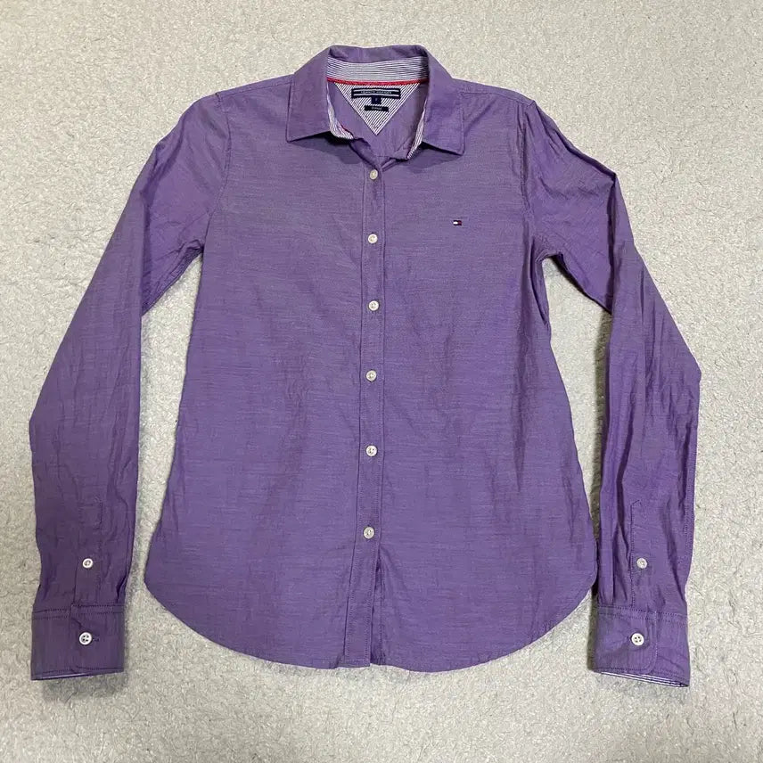 [BUNJANG] Tommy Hilfiger Purple Shirt Women's Size 2 / 타미힐피거 셔츠 퍼플 여성 2