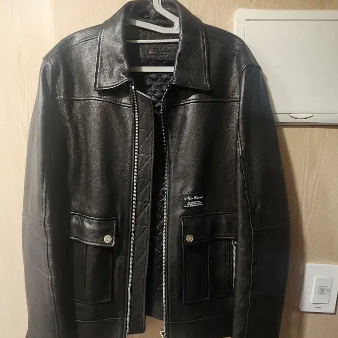 [BUNJANG] Noir Larmes Leather Jacket / 느와르 라르메스