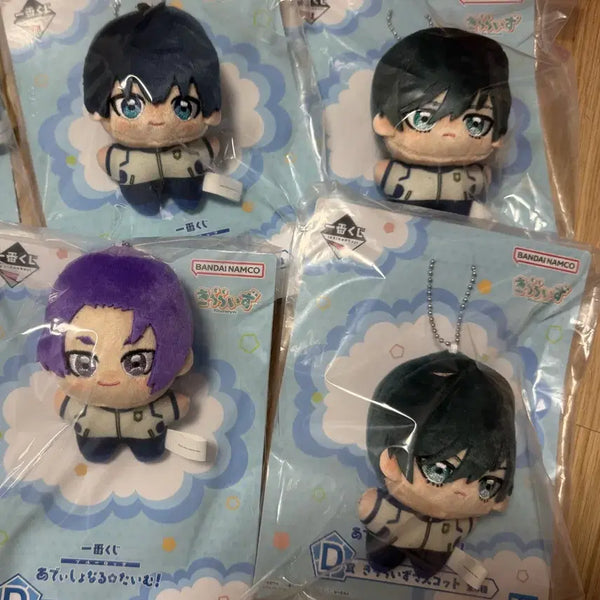 [BUNJANG] Blue Lock Kuji D Prize Isagi, Rin, Leo Mascot Plush / 블루록 쿠지 D상 이사기 린 레오
