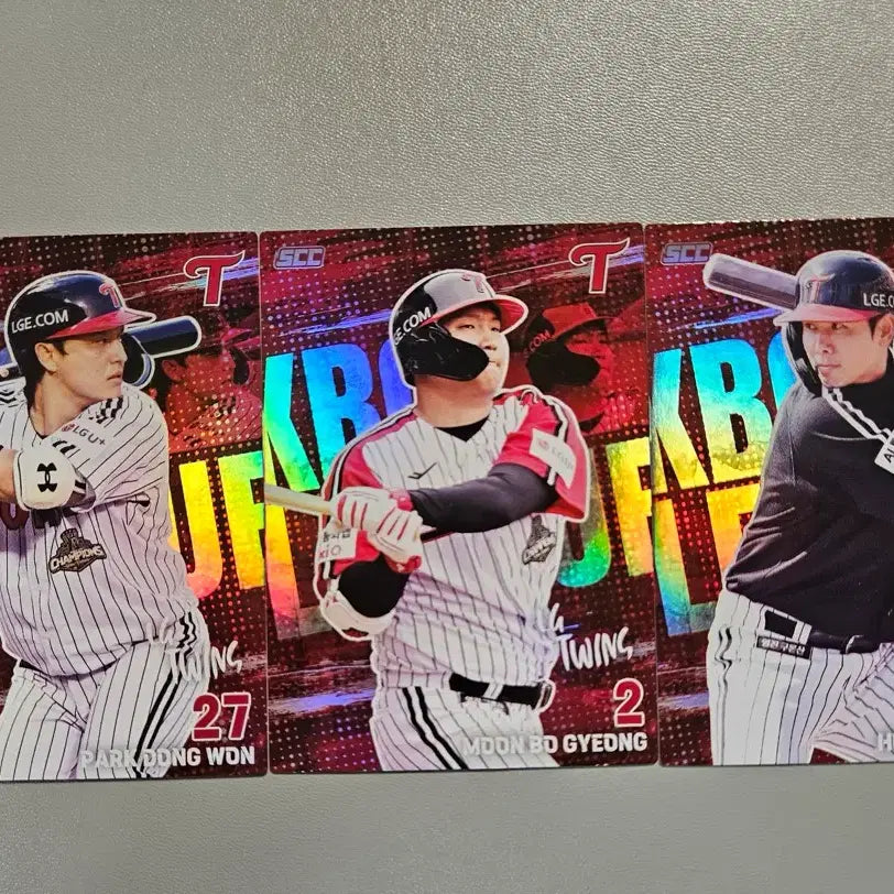 [BUNJANG] KBO Baseball Player Cards - Parallel & Hologram Versions / KBO 선수 카드
