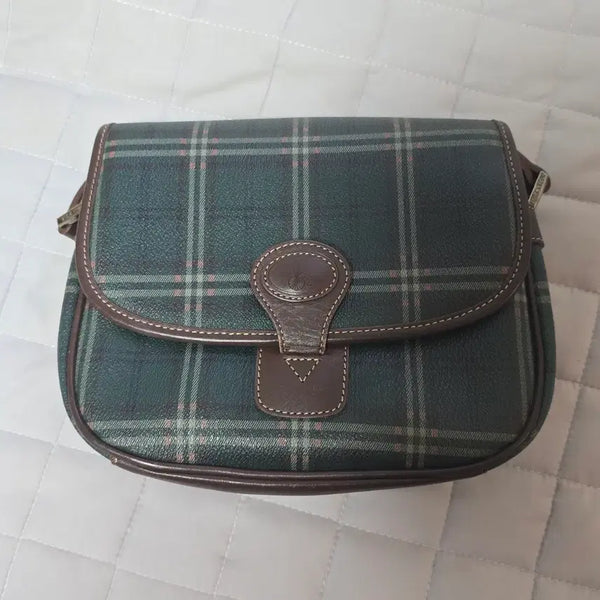 [BUNJANG] Beanpole Vintage Check Crossbody Bag / 빈폴 빈티지 체크 크로스백 빈티지가방