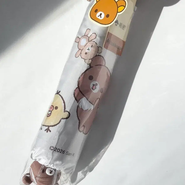 [BUNJANG] Rilakkuma Koguma Character Umbrella / 리락쿠마 코구마 캐릭터 우산 양산 새상품 미개봉