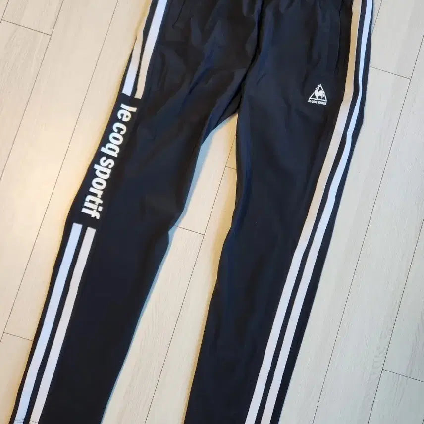 [BUNJANG] Le Coq Sportif Neo Sunday Cool Tricot Track Pants Black QM223HFP41 / 새상품급) 르꼬끄 네오선데이 냉감 트리코트 트랙팬츠 QM223HFP41사