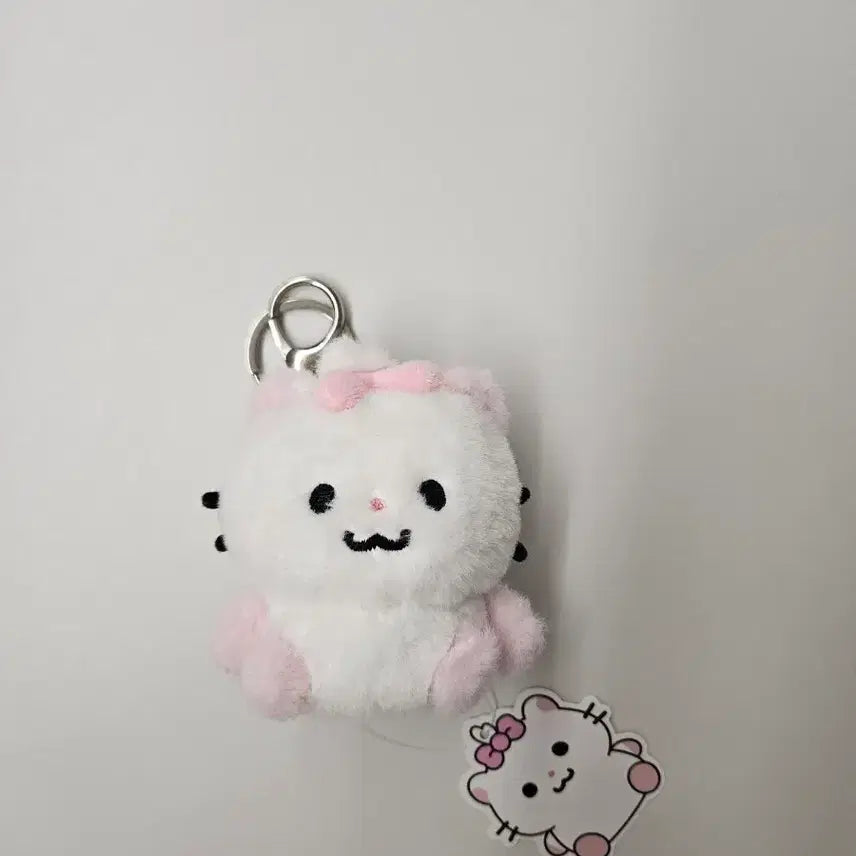 [BUNJANG] Hamrang E Jjlong E Mascot Plush Keychain - Unused New / 미사용 새상품) 햄랑이 쪼롱이 마스코트 인형 키링