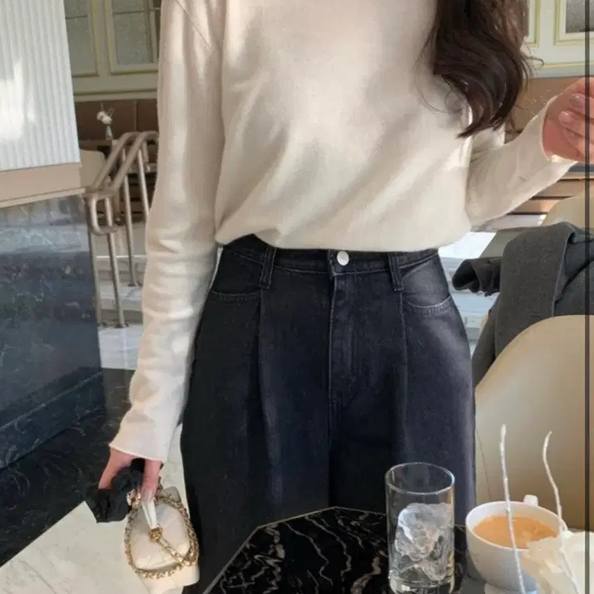 [BUNJANG] Lieto Cozy Camel Knit White / 리에뜨 코지카멜니트 화이트