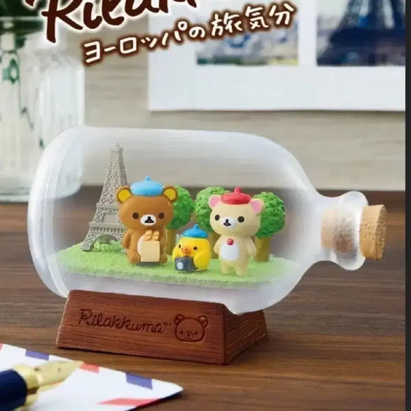 [BUNJANG] Rilakkuma European Journey Terrarium - Paris Theme / 리락쿠마 유럽여행 테라리움 리멘트 동경의 파리