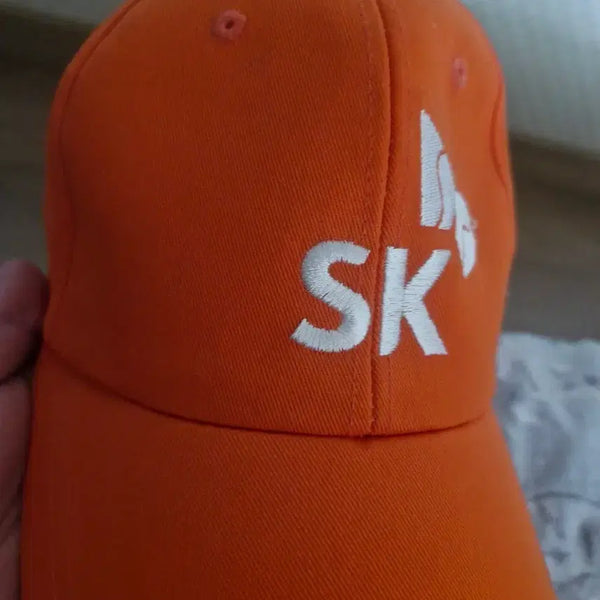 [BUNJANG] SK Wyverns Baseball Cap Orange / SK 야구 모자 오렌지색
