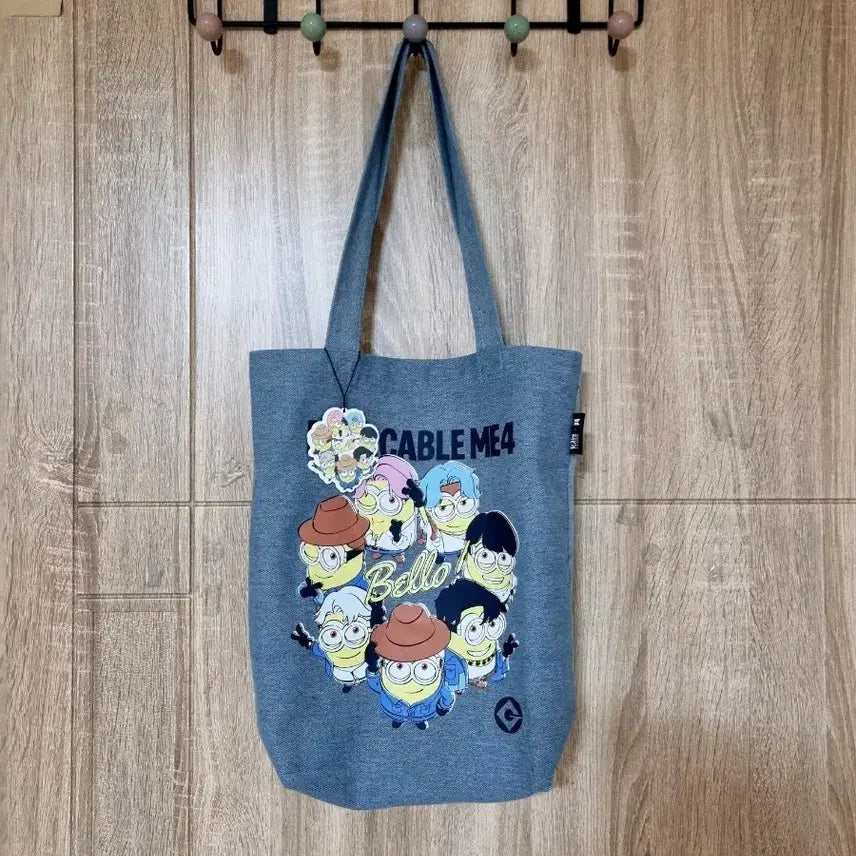 [BUNJANG] BTS Minions Denim Eco Bag / BTS 미니언즈 에코백