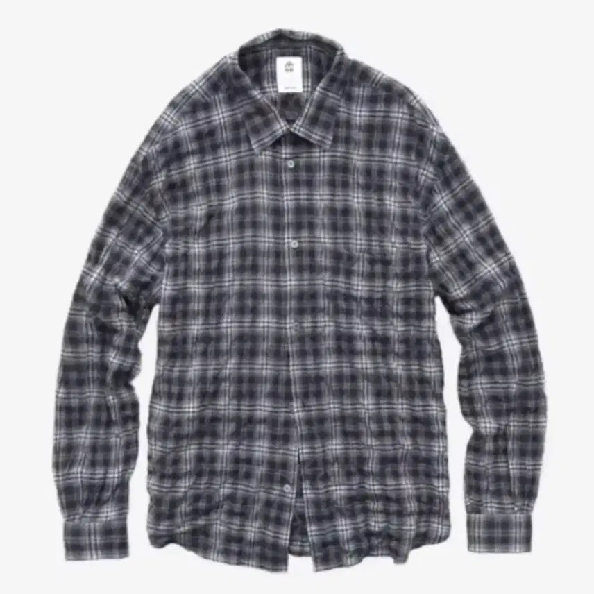 [BUNJANG] Polerouter Country Check Shirt Painted Navy / 3) 폴리테루 컨트리 체크셔츠 페인티드 네이비