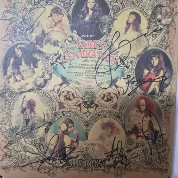 [BUNJANG] Girls' Generation The Boys Album Signed CD / 소녀시대 앨범 The Boys 전원사인cd 올립니다 깨끗합니다