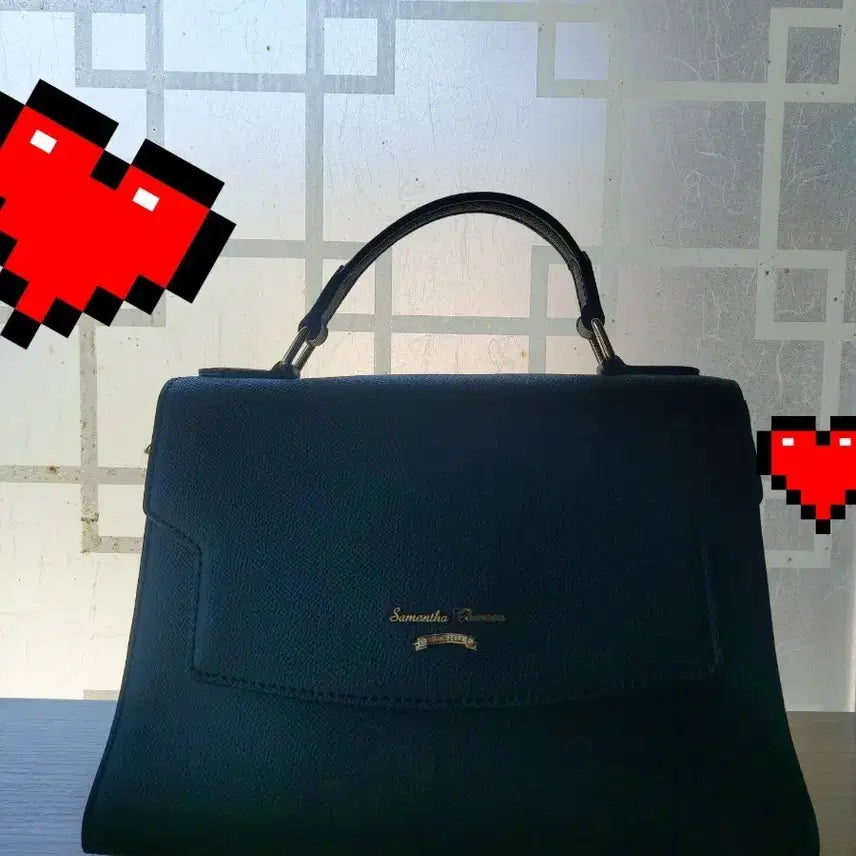 [BUNJANG] Samantha Thavasa Black Tote Bag / 사만사타바사 블랙 토트백