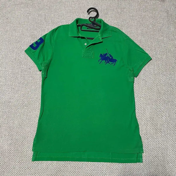 [BUNJANG] Polo Ralph Lauren Big Logo Short Sleeve Polo Shirt / M 폴로 랄프로렌 빅로고 반팔 카라티 B.8370