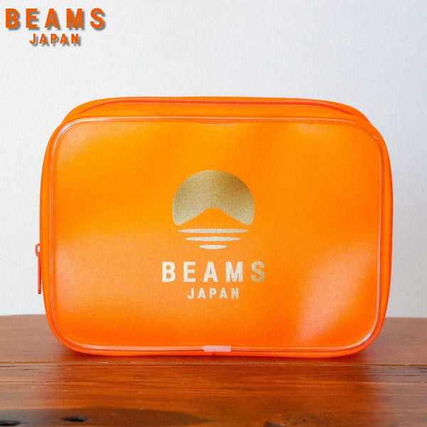 [BUNJANG] BEAMS JAPAN Misty Layer Colorful Logo Pouch L / 빔즈 재팬 별주 미스티레이어 컬러풀 로고 파우치 L