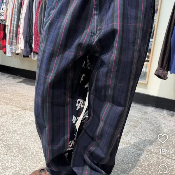 [BUNJANG] Supreme Junya Watanabe Check Pants 34 / 슈프림 준야 와타나베 체크 34