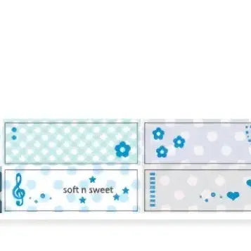 [BUNJANG] Waittofetch Soft & Sweet Block Silver Foil Kiss Cut V.1 / 웨이투페치 소프트앤스윗 블록 은박 키스컷 v.1