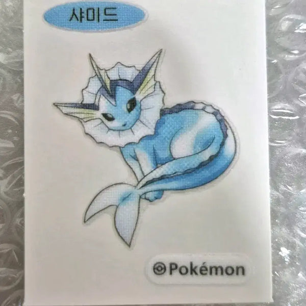 [BUNJANG] Pokemon Vaporeon Sticker / 포켓몬 샤미드 띠부씰