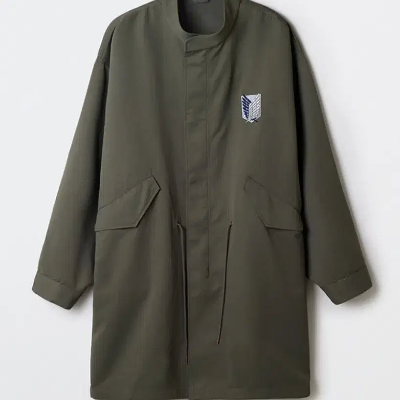 [BUNJANG] SPAO Attack on Titan Fishtail Long Parka XL (Unsealed) / 스파오 진격의거인 피쉬테일 롱야상 XL사이즈 미개봉