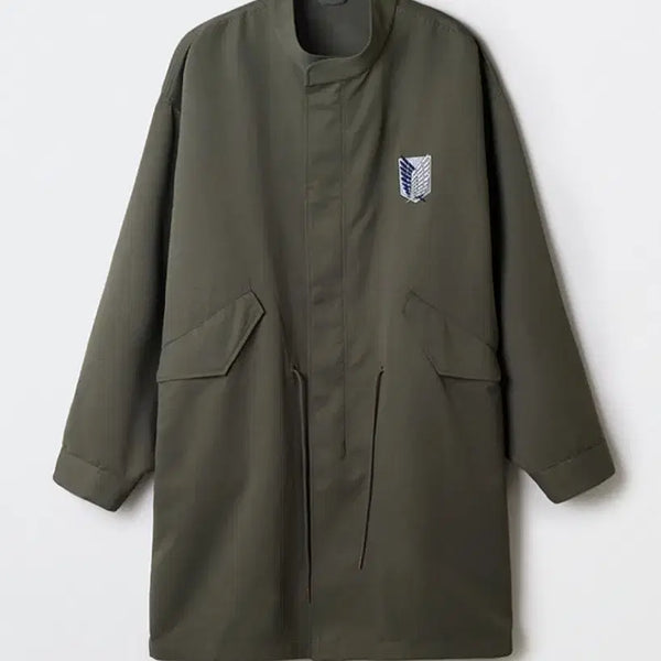 [BUNJANG] SPAO Attack on Titan Fishtail Long Parka XL (Unsealed) / 스파오 진격의거인 피쉬테일 롱야상 XL사이즈 미개봉
