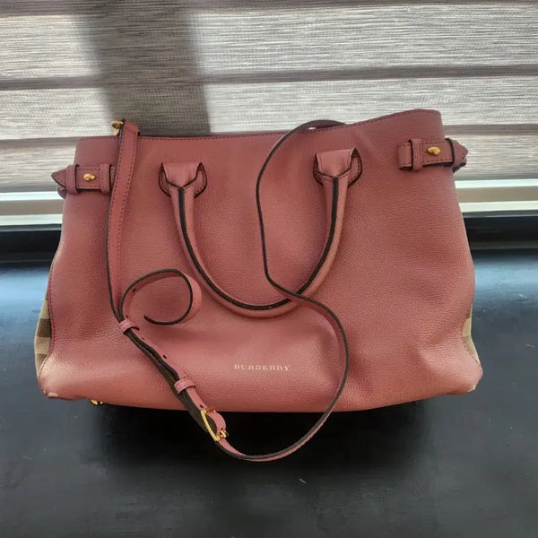 [BUNJANG] Burberry Banner Medium Pink / 버버리 배너 핑크 미듐3981895