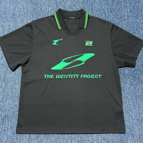 [BUNJANG] The Identity Project Half Jersey Short Sleeve Polo T-Shirt / (M) 더 아이덴티티 프로젝트 half jersey 반팔 카라티