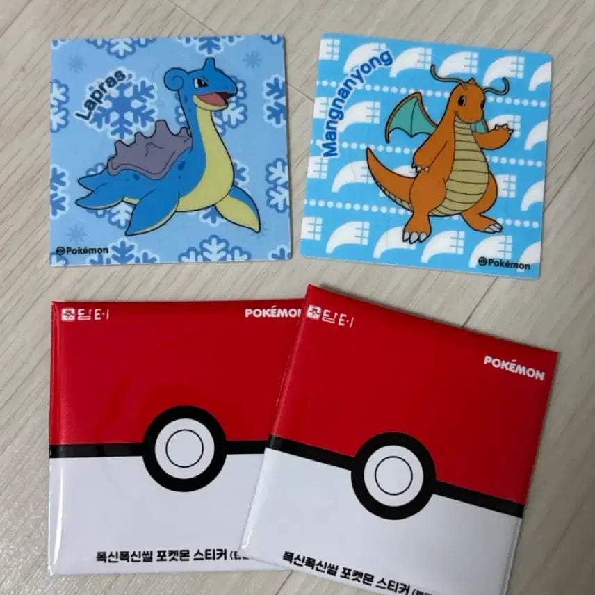 [BUNJANG] Damter Kombucha Pokemon Stickers / 담터 콤부차 스티커 포켓몬
