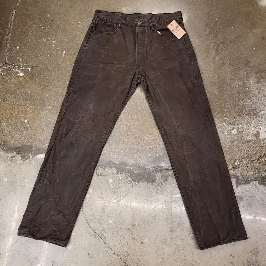 [BUNJANG] Levi's 501 Vintage Washed Dark Brown Denim Pants / 리바이스 501 빈티지 워싱 데님 팬츠 다크브라운