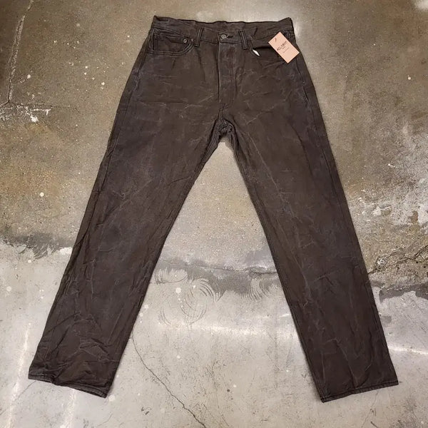 [BUNJANG] Levi's 501 Vintage Washed Dark Brown Denim Pants / 리바이스 501 빈티지 워싱 데님 팬츠 다크브라운