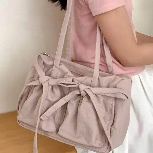 [BUNJANG] Ballet Ribbon Shoulder Bag / 발레 리본 숄더백