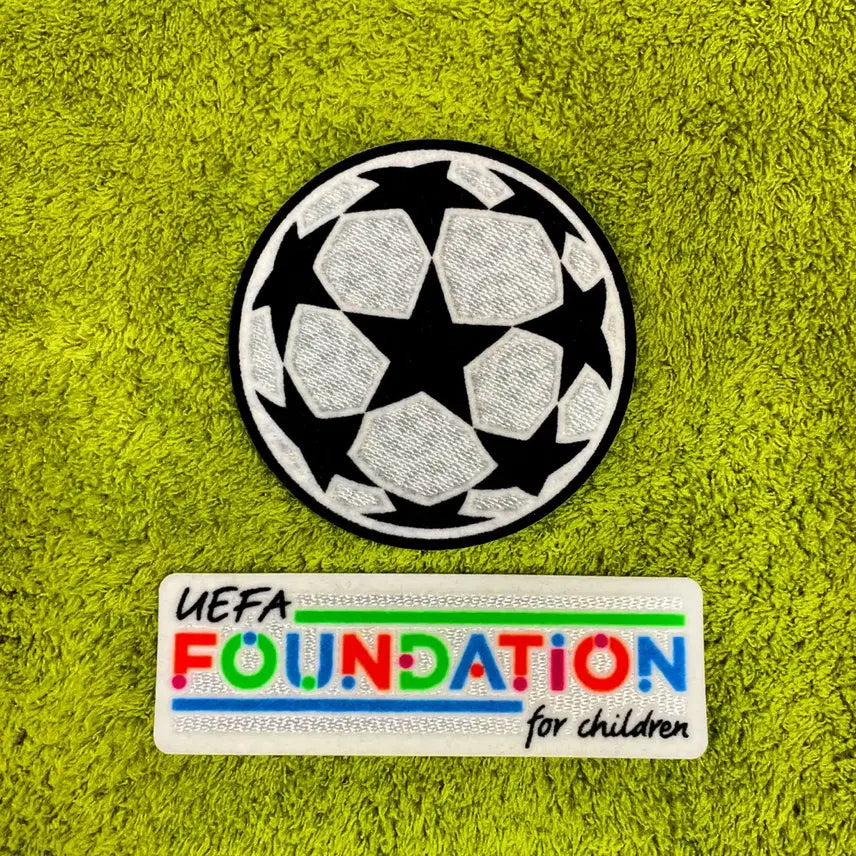 [BUNJANG] Arsenal 25-26 UEFA Champions League Final Starball & Foundation Patch Set / 25-26 UEFA 챔스 결승 아스날 스타볼 + 파운데이션 패치 SET