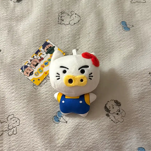 [BUNJANG] Crayon Shin-chan Buriburi Kitty Keyring Plush / (새상품) 짱구 부리부리 키티 키링 인형
