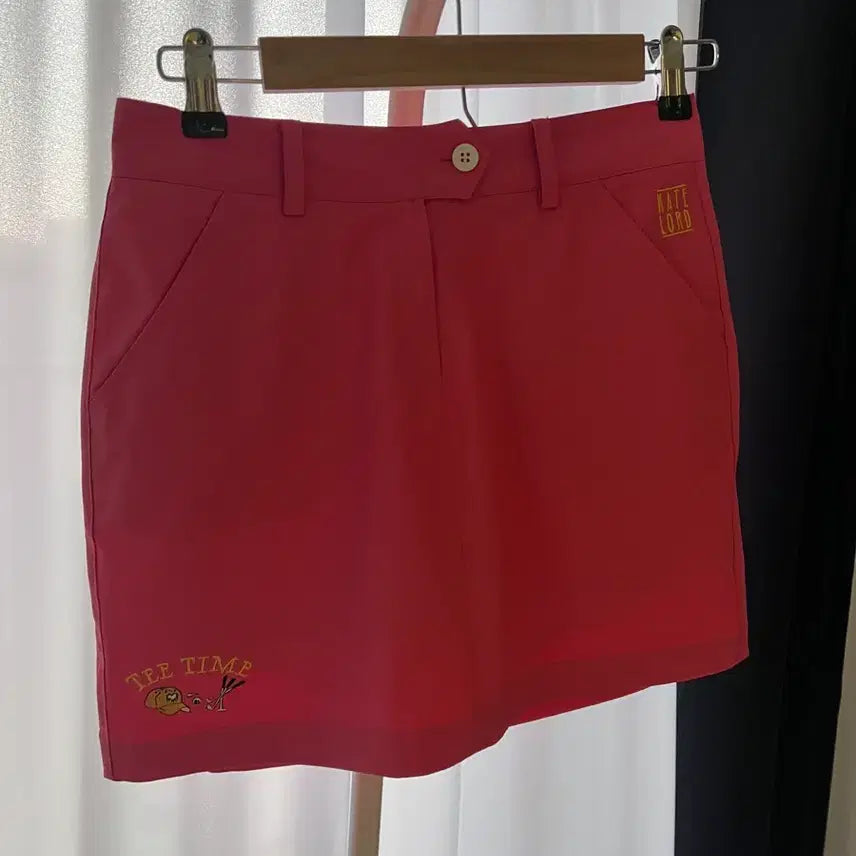 [BUNJANG] KATE LORD Embroidered Logo Golf Skirt (Waist 70cm) / [새상품] 케이트로드 KATE LORD 여성 골프 자수로고 스커트 70
