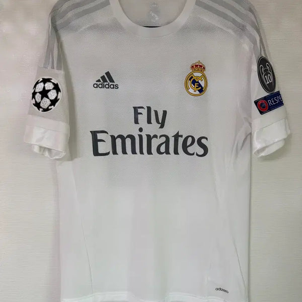 [BUNJANG] Real Madrid 2015-2016 Home Authentic Jersey with James 10, UCL, and BOH10 Patches / [해외M] 15-16 레알마드리드 홈 어센틱 JAMES