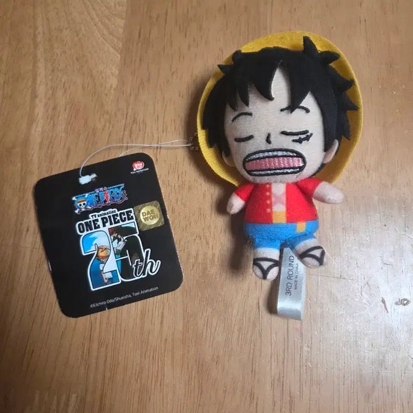[BUNJANG] One Piece 25th Anniversary Sleeping Luffy Plush Doll / 원피스 25주년 기념 잠자는 루피 인형