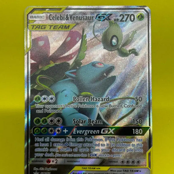 [BUNJANG] Pokemon Card North America Celebi Venusaur Tag Team GX Album / 포켓몬카드 북미: 세레비 이상해꽃 태그팀 GX 앨범용