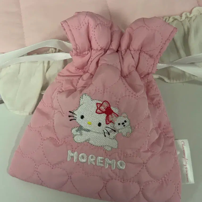 [BUNJANG] Moremo Charmy Kitty Pouch Olive Young Collaboration / 모레모 챠미키티 파우치 올리브영 콜라보