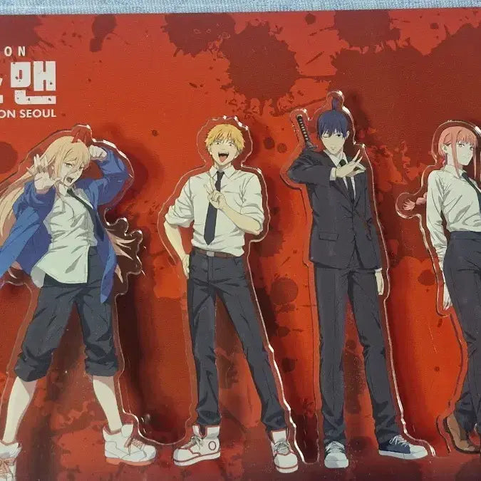 [BUNJANG] Chainsaw Man Exhibition Large Acrylic Standee / 체인소맨 팝업 전시회 대형 아크릴