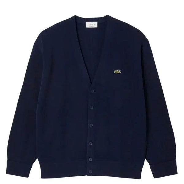 [BUNJANG] Lacoste Wool Cardigan Navy / 라코스테 울 가디건 네이비 (새상품)